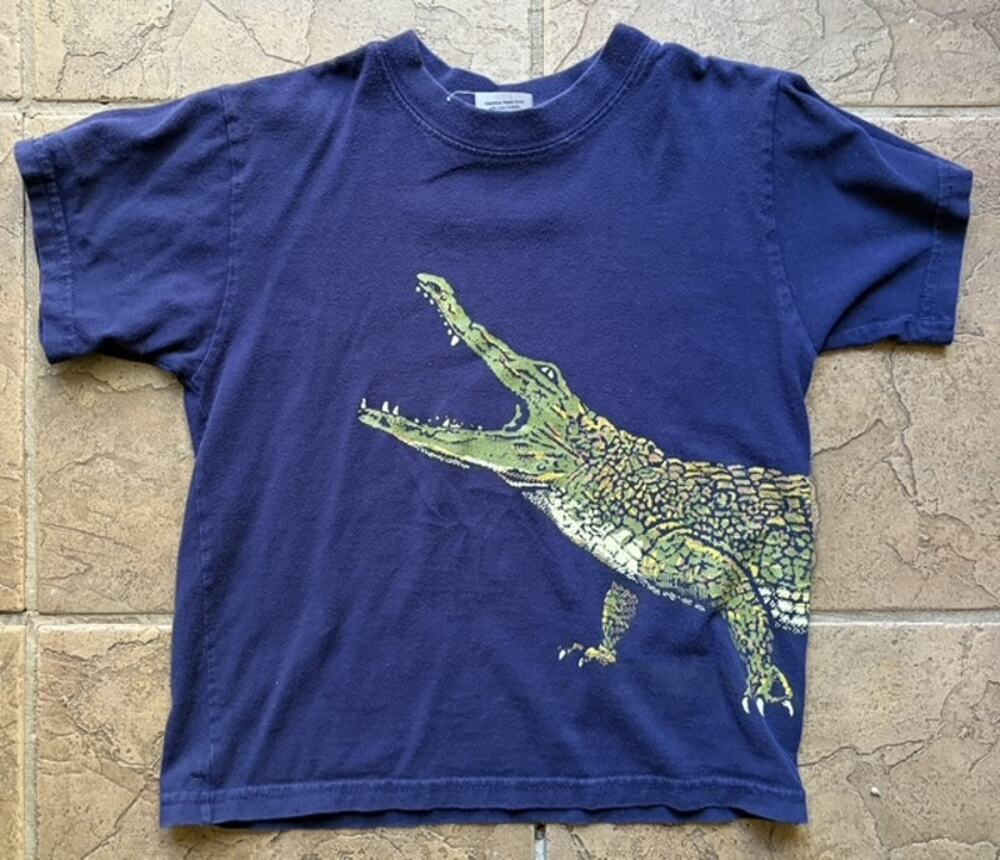 Vintage Tumbleweed Kids Alligator Crocodile Graphic T-Shirt USA Size 5
